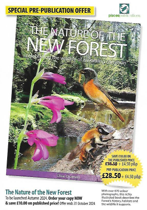 Clive Chatters' new book 'The Nature of the New Forest' has been published. You can order a pre-publication copy at a £10 discount.